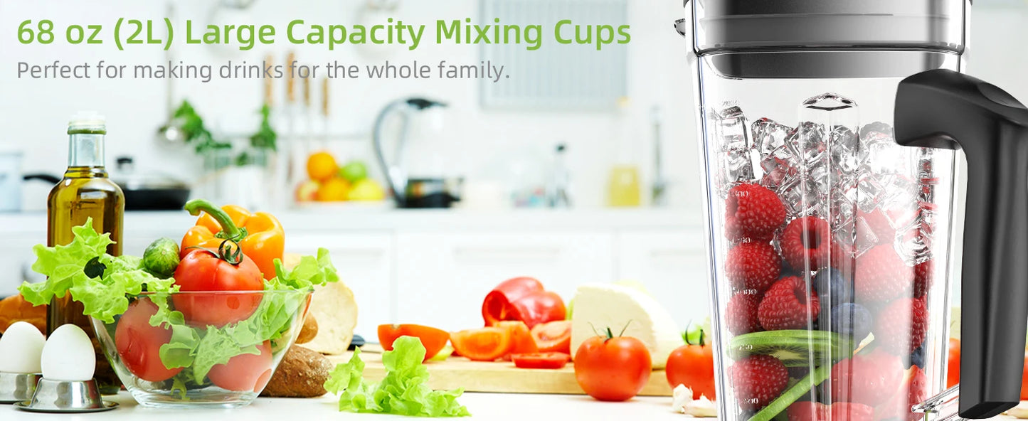 MixZen 2200W Commercial Power Blender
