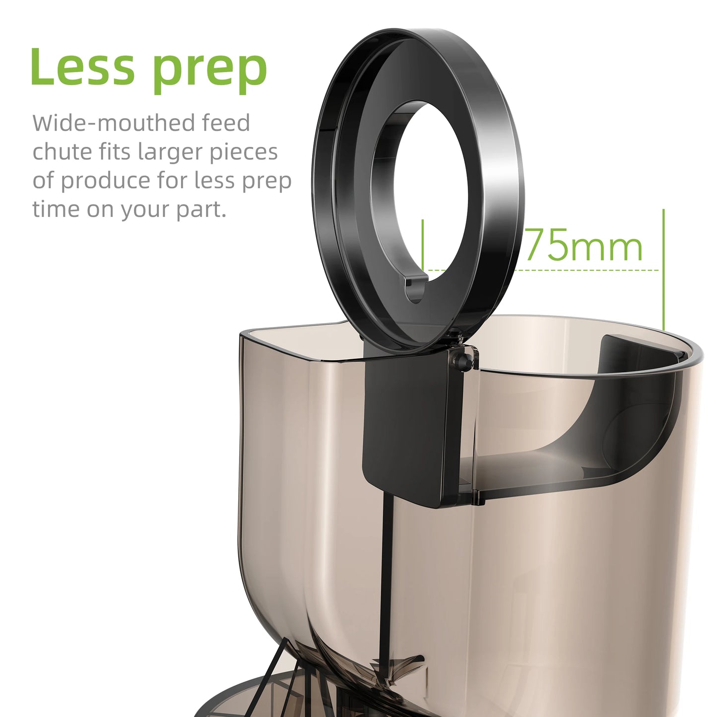 MixZen Cold Press Slow Juicer 200W