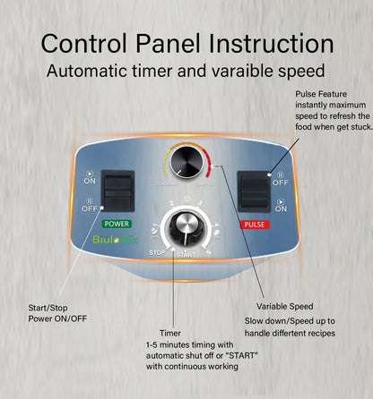 MixZen 2200W Commercial Power Blender