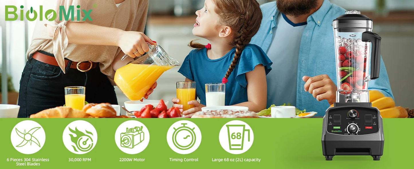 MixZen 2200W Commercial Power Blender